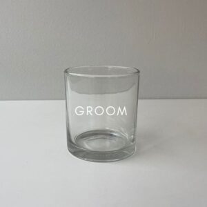 Glass Tumbler - Groom