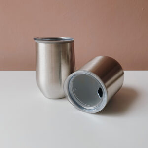 Coffee & Wine Tumbler - Silver