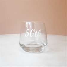 Glass Tumbler - 50th