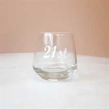 Glass Tumbler - 21st