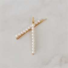 Hair Clip Set of 2 - Small Pearls