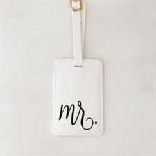 Luggage Tag Mr (White)