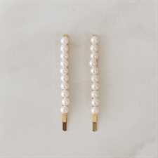 Hair Clip Set of 2 - Small Pearls