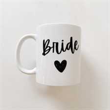 Mug - Bride (with heart)