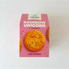 Sweet Treats - Terbodore Rainbow Unicorn Cookies (5 big cookies)