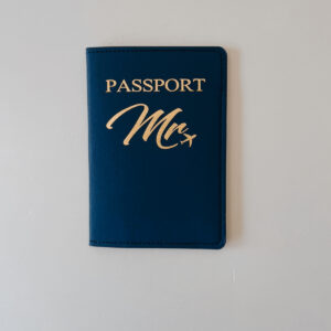 Card & Passport Case Blue - Mr