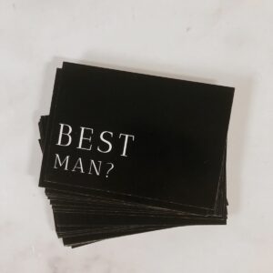 'Best Man?'-  Post Card