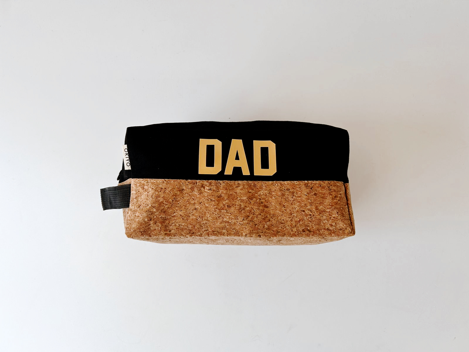 Men's toiletry bag DAD (BLACK AND CORK) To Be Gift Boxes