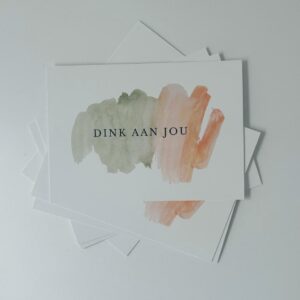 'Dink aan Jou'-  Post Card