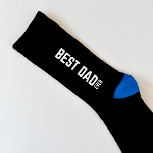 Socks - Best Dad Ever (Random Colour Selection)