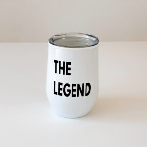 Coffee & Wine Tumbler - The Legend (White)