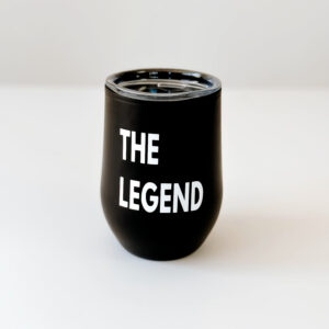 Coffee & Wine Tumbler - The Legend (Black)