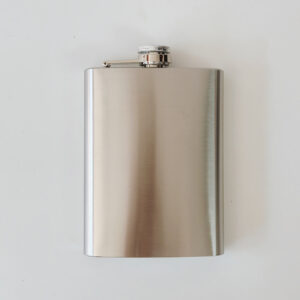 Flask - Silver Stainless Steel (Large)