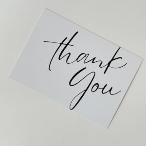 'Thank You' - Post Card