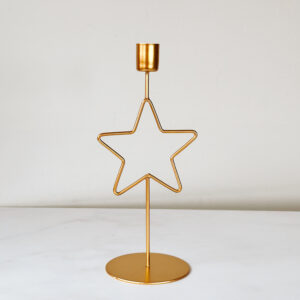 Starlight Dinner Candle Holder - Star (24cm)