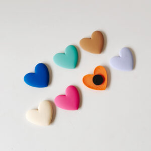 Heart Magnet x 1 (random colour selection)