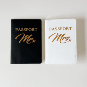 Card Passport Cases - Mr & Mrs Set