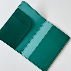 Card & Passport Case - Dark Green Aeroplane