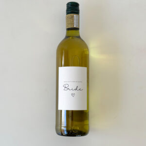 Drink - 'Pairs well with being the BRIDE' White Wine 750ml