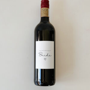 Drink - 'Pairs well with being the BRIDE' Red Wine 750ml