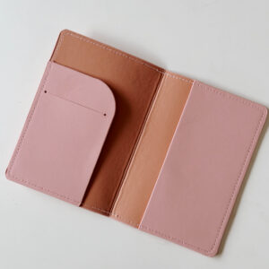 Card & Passport Case - Blush Pink Aeroplane