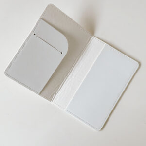 Card & Passport Case White - Mrs