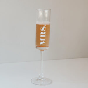 Champagne Glass - Mrs