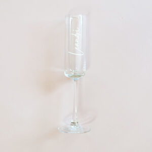 Personalised Champagne Glass