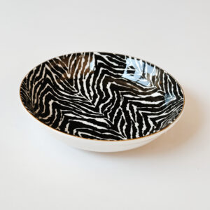 Homeware - Porcelain Bowl (Black & White) 14cm