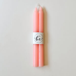 Candle - x 2 Pink 25cm