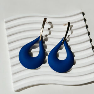 JEWELLERY - Black and Blue Tear Drop Earrings