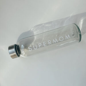 Bottle - SUPERMOM (Clear)