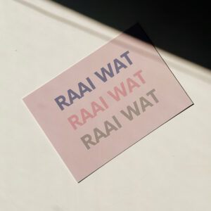 'Raai Wat?' - Post Card (MULTICOLOUR)