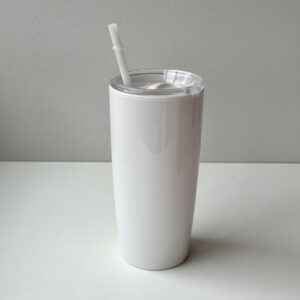 Straw Cup - White