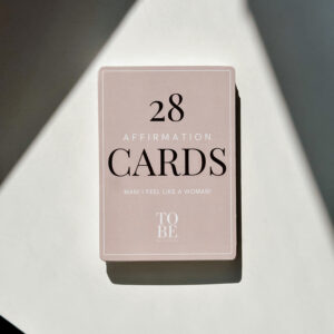 28 Affirmation Cards (for Adults)