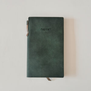 Stationery - Dark Green Notebook & Pen