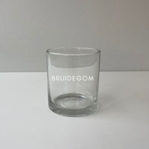 Glass Tumbler - BRUIDEGOM