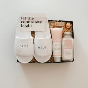 Bride & Bride Tribe Slippers Box