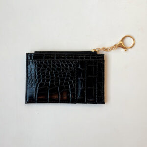 Card Holder Wallet - Black with Gold