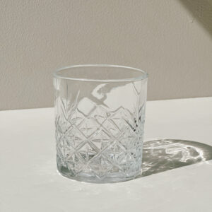 Glass - Patterned Whisky Tumbler