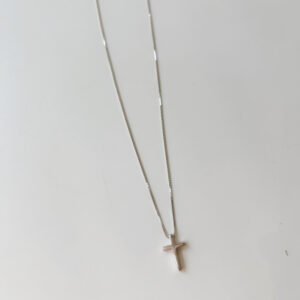 JEWELLERY - Silver Cross Pendant Necklace