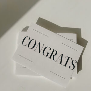 'Congrats'  - Post Card