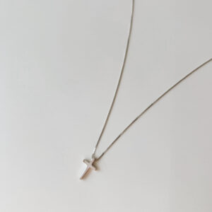 JEWELLERY - Silver Cross Pendant Necklace