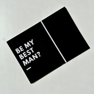 Be My Best Man?-  Post Card