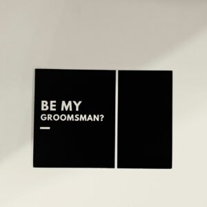 Be my Groomsman?-  Post Card