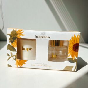 Sunflower Scent Your Home Duo - 60g Scented Candle, 30ml Diffuser & Diffuser Sticks