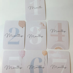 Baby Milestone Cards - English