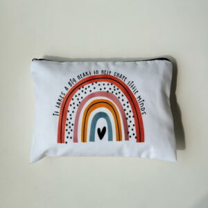 Cosmetic Bag - Teacher's Day ( It takes a big heart to help shape little minds)