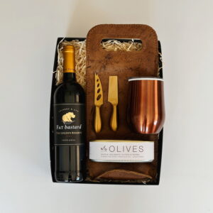 Leather & Wine Gift Box