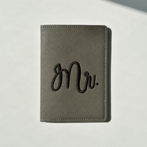 Card & Passport Case Grey - Mr